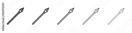 lance icon simple illustration collection symbol