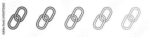 Link icon simple illustration collection symbol