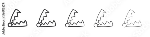 Metal trap icon simple illustration collection symbol