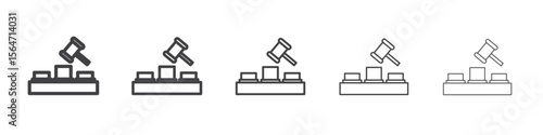Mole Game Whack icon simple illustration collection symbol