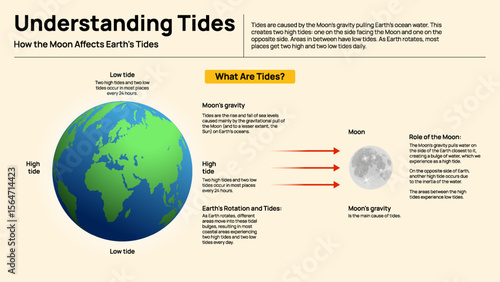 Understanding Tides - Earth’s Water Movement Due to Gravitational Pull