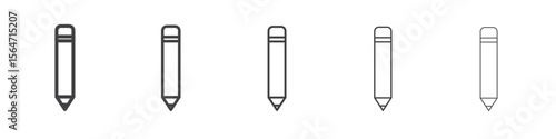 Pencil icon simple illustration collection symbol
