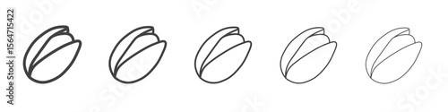 pistachio icon simple illustration collection symbol