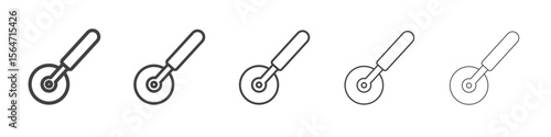 Pizza Cuttier icon simple illustration collection symbol