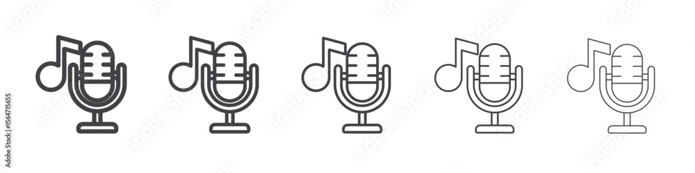 podcast icon simple illustration collection symbol podcast icon simple illustration collection symbol