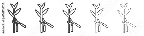 Pruning icon simple illustration collection symbol