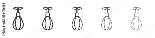 punching bag icon simple illustration collection symbol