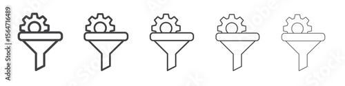 refinement icon simple illustration collection symbol