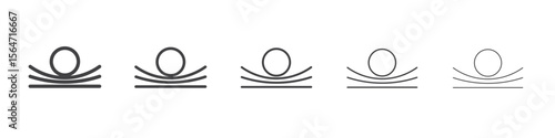 resilience icon simple illustration collection symbol