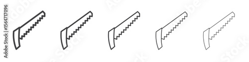 saw ixon simple illustration collection symbol
