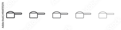 Scoop icon simple illustration collection symbol