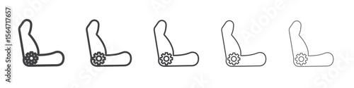 Shofar icon simple illustration collection symbol