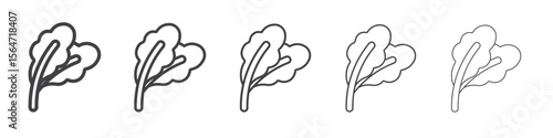 spinach icon simple illustration collection symbol