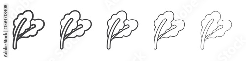 spinach icon simple illustration collection symbol