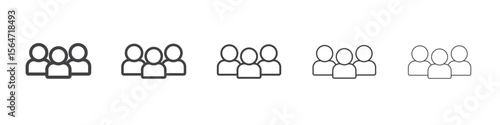 Squad icon simple illustration collection symbol
