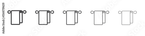 towel icon simple illustration collection symbol