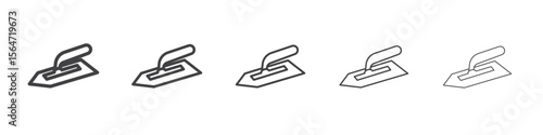 trowel icon simple illustration collection symbol
