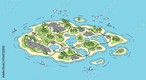 An Island Paradise For Vacation And Exploration