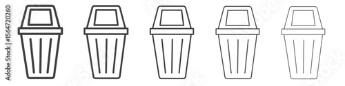 waste icon simple illustration collection symbol