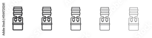 water dispenser icon simple illustration collection symbol