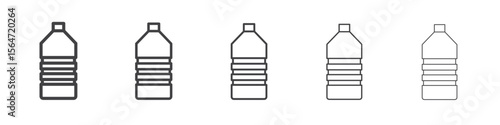 water bottle icon simple illustration collection symbol