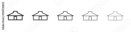 Yurt Icon simple illustration collection symbol
