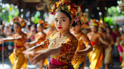 Traditional Culture and Color at Bali Art Festival, Indonesia