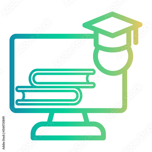 resource Line Gradient Icon