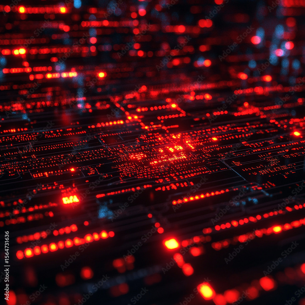 Hackin With Visualization Cybersecurity Neon-Red Web Dark Hackin With Visualization Cybersecurity Neon-Red Web Dark
