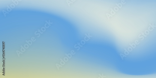 Abstract cirrus clouds. Light blue, pink color vector banner. Pastel gradient sky pattern. Blurred light fuzz colorful gradient background. Pastel smooth mesh shapes. Vector soft horizontal backdrop
