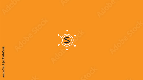 Dollar sign icon. USD currency symbol.simple dollar money icon,