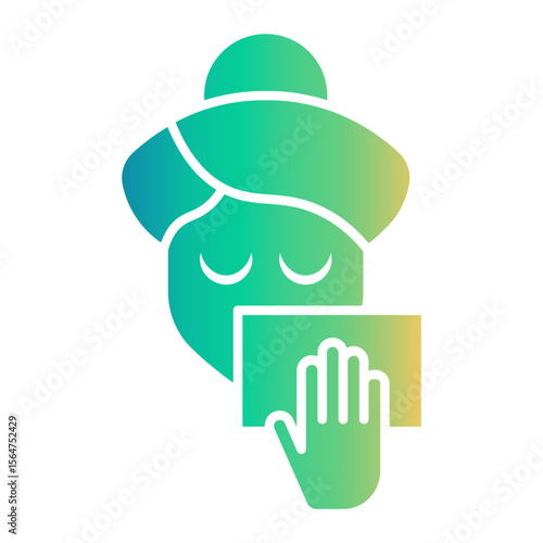 wash face Gradient icon