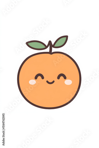 illustration of an orange