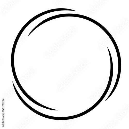 Swirling Vortex of Infinite Motion black swirling lines circle design