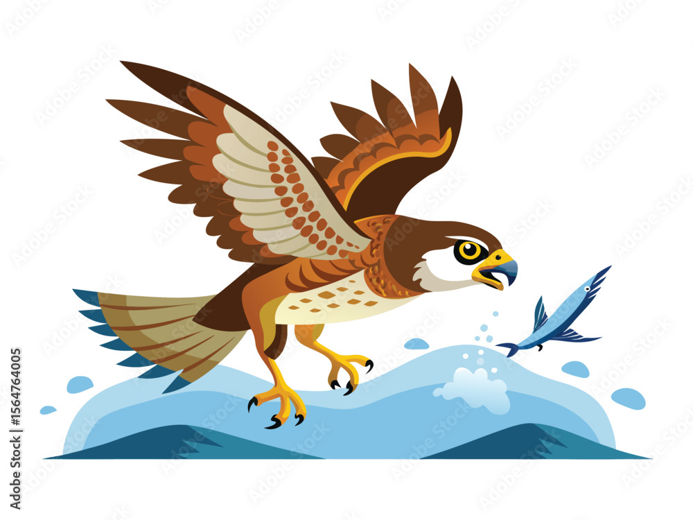 Naklejka premium eagle in flight