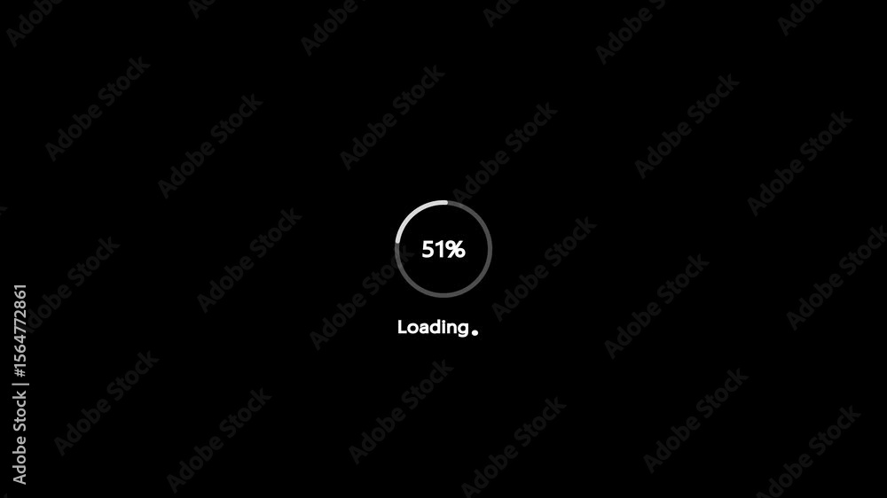 Loading circle loads on the device screen with a bright icon animation. Circular shine loading animation. loading status bar. loading process. 0% to 100% loading Animation. Loading circle loads on the device screen with a bright icon animation. Circular shine loading animation. loading status bar. loading process. 0% to 100% loading Animation.