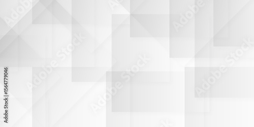 Luxury modern element shiny line technology Light gray and white overlap triangle. Abstract pattern design Space design concept for corporate, business, institution presentation.