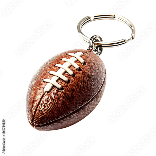 Rugby Ball Keychain