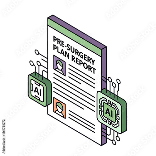 AI-generated pre-surgery diagnostic report.