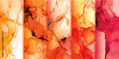 a colorful formations of rocks stacked over the hundreds of years. Marble ink abstract art from exquisite original painting for abstract background .	