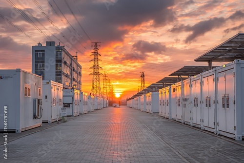 Extensive Battery Storage Hub at Project Site
