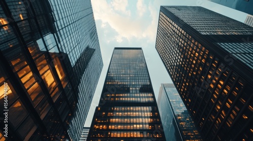 Skyscrapers from below