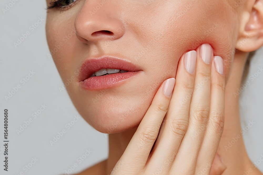 Woman experiencing TMJ jaw pain with teeth grinding seeking dental care
Woman experiencing TMJ jaw pain with teeth grinding seeking dental care