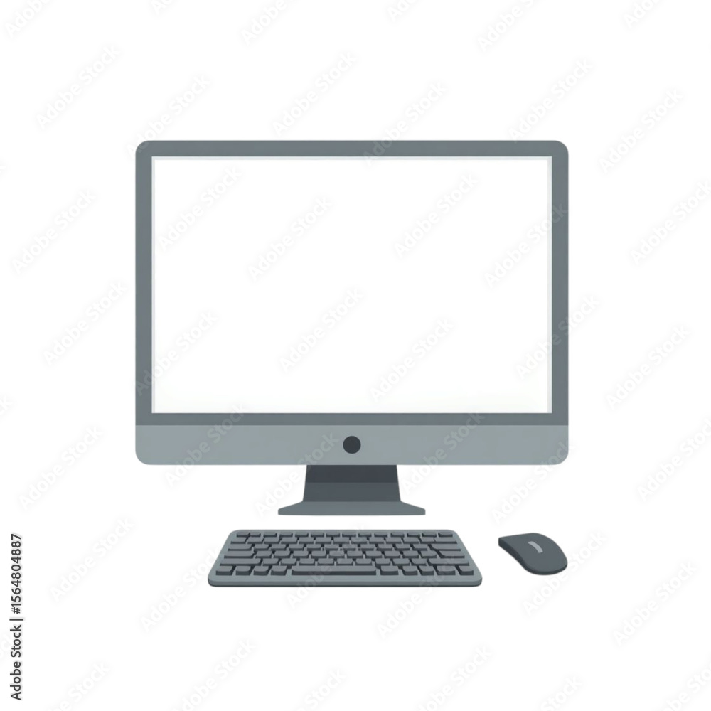 computer monitor isolated on white computer monitor isolated on white