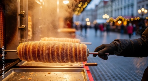 Czech Republic.
Magical Prague: Warm Trdelník at Christmas Market