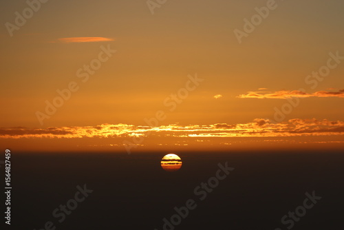 Sonnenuntergang mit Meer