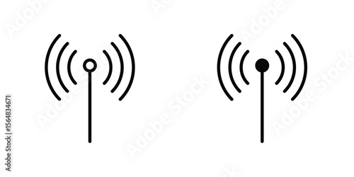Antenna icon Simple vector illustration for graphic and web design.