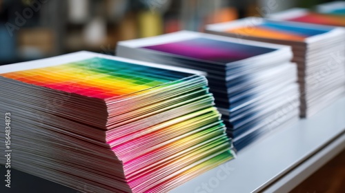 Modern Creative Design Studio Interior with Teamwork and Technology Concept