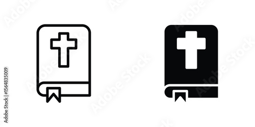 Bible icon Simple vector illustration for graphic and web design.