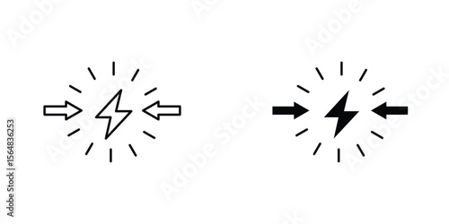 Conflict icon Simple vector illustration for graphic and web design.